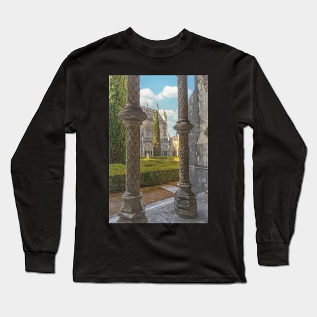 View From the Cloisters Long Sleeve T-Shirt by IanWL